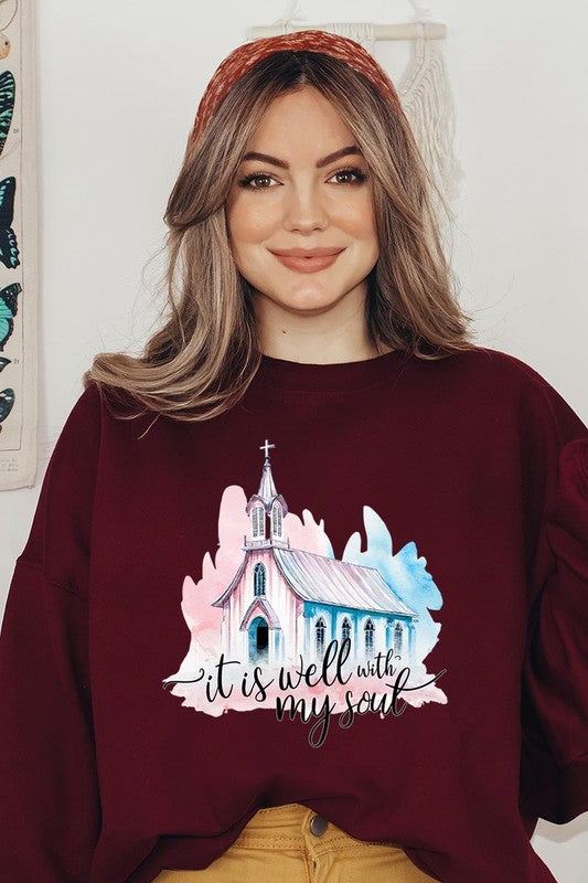 Soulful Comfort Graphic Sweatshirt