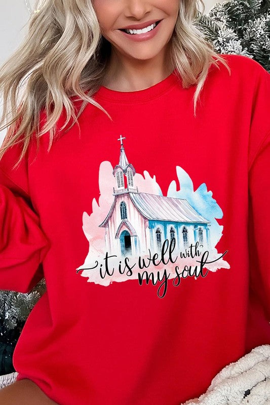 Soulful Comfort Graphic Sweatshirt