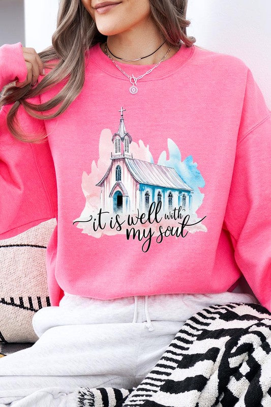 Soulful Comfort Graphic Sweatshirt