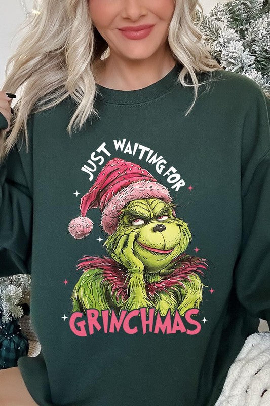 Just Waiting For Grinchmas Sweatshirt