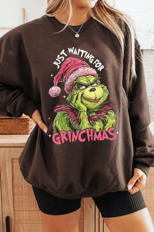 Just Waiting For Grinchmas Sweatshirt