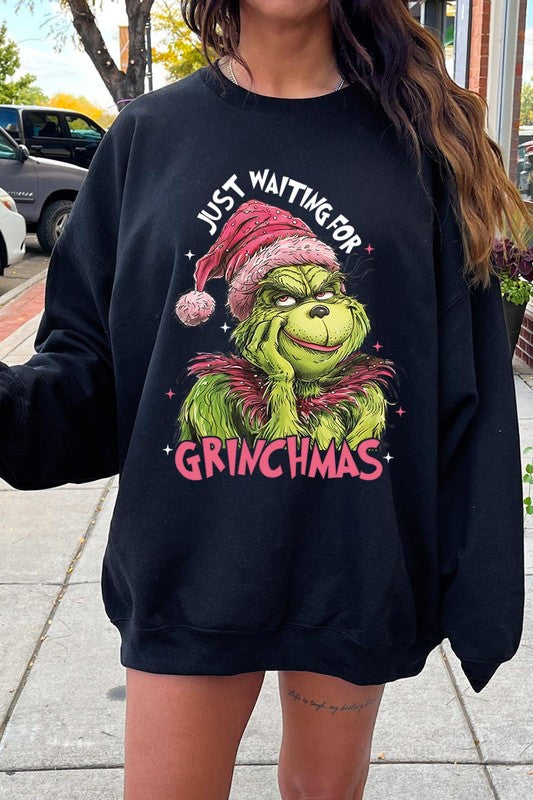 Just Waiting For Grinchmas Sweatshirt