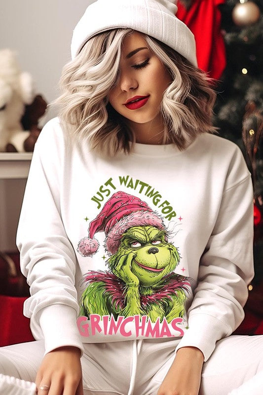 Just Waiting For Grinchmas Sweatshirt