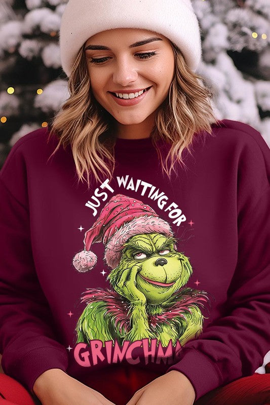 Just Waiting For Grinchmas Sweatshirt