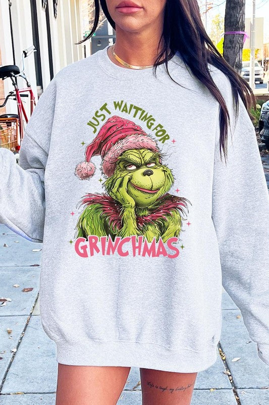 Just Waiting For Grinchmas Sweatshirt