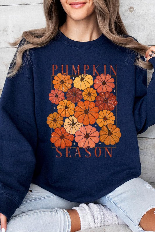 Cozy autumn vibes graphic fleece sweatshirts