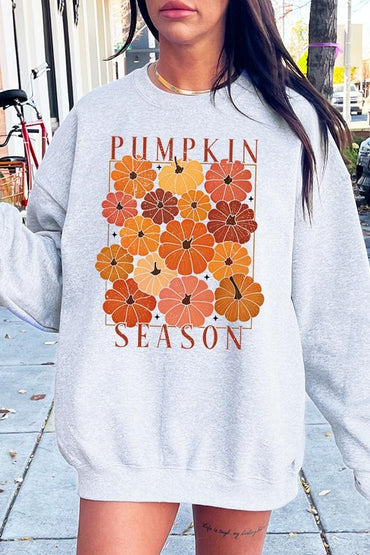 Cozy autumn vibes graphic fleece sweatshirts