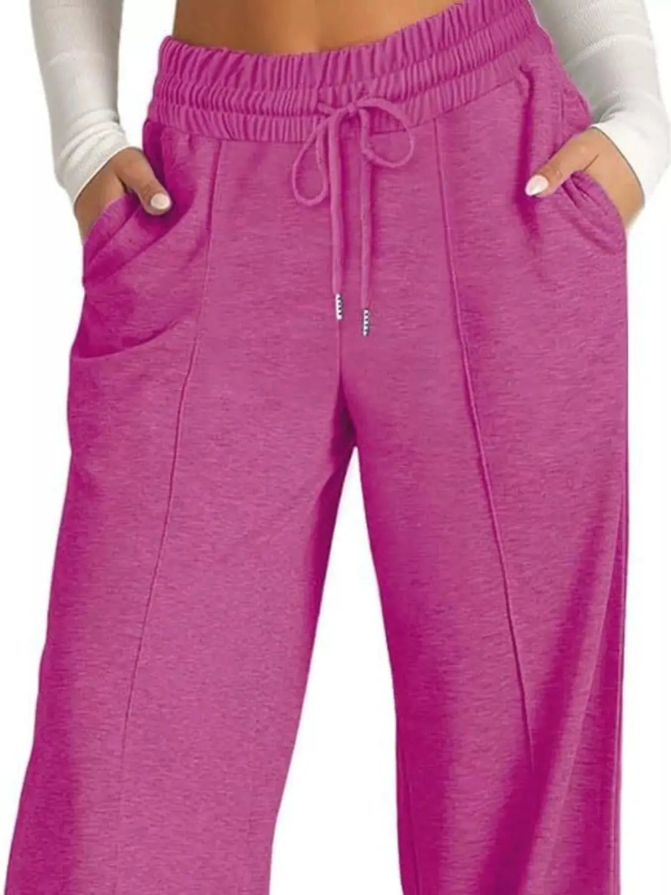 Wide Leg Drawstring Pants Simply Love