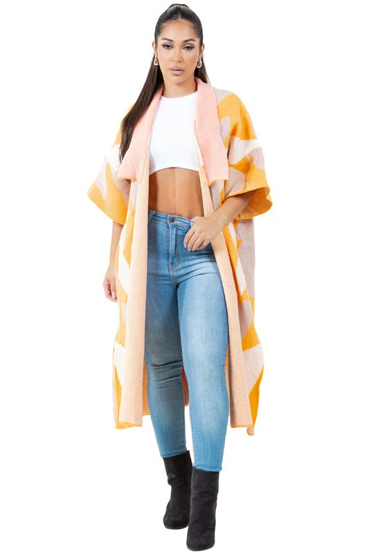 Chic and cozy longline cardigan