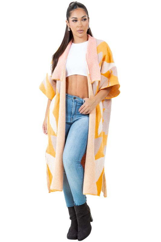 Chic and cozy longline cardigan