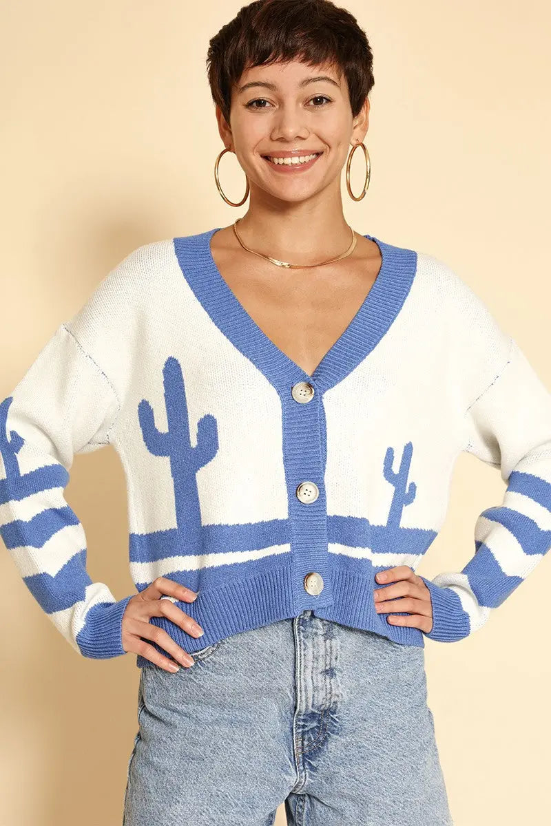 Desert sunset cardigan Miss Sparkling