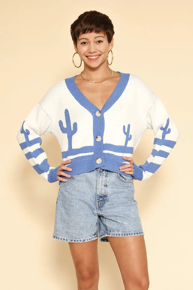 Desert sunset cardigan Miss Sparkling