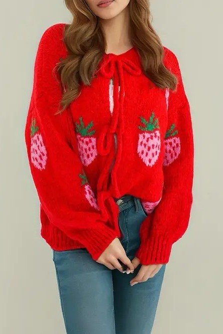 Strawberry Cardigan Miss Sparkling