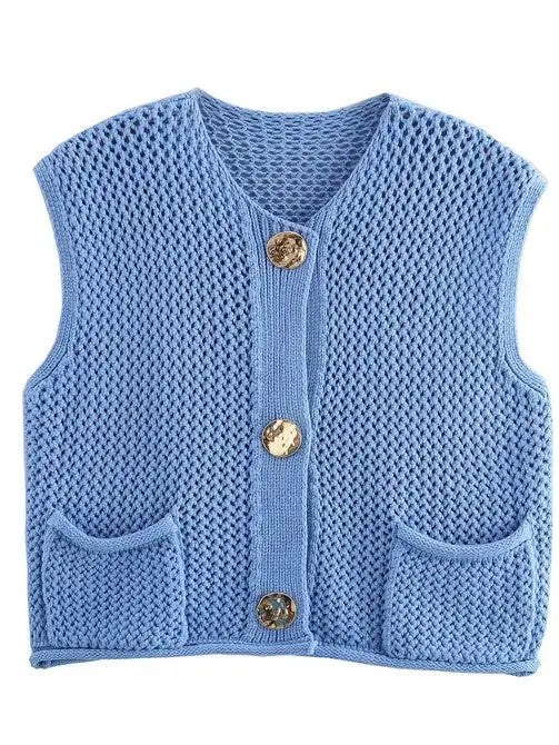 Knit sweater vest Miss Sparkling