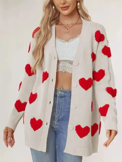 Long Heart cardigan Miss Sparkling