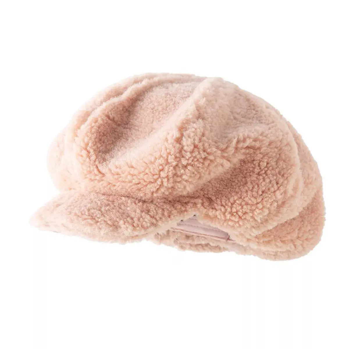 Warm Plush Newsboy Cap Simply Love