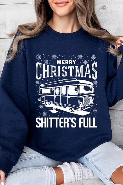 Merry Christmas Shitter's Full Graphic Sweatshirts