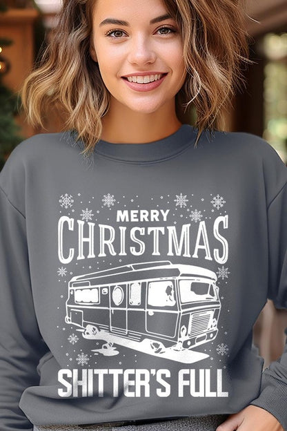 Merry Christmas Shitter's Full Graphic Sweatshirts