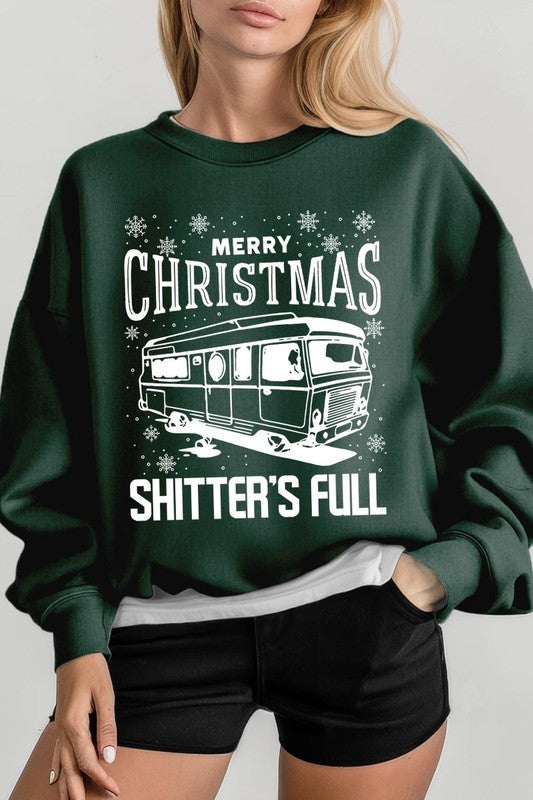 Merry Christmas Shitter's Full Graphic Sweatshirts