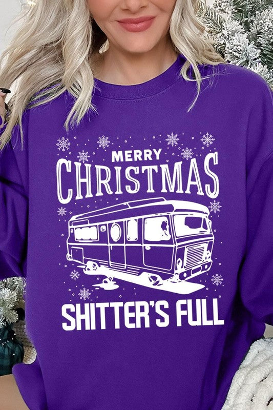 Merry Christmas Shitter's Full Graphic Sweatshirts