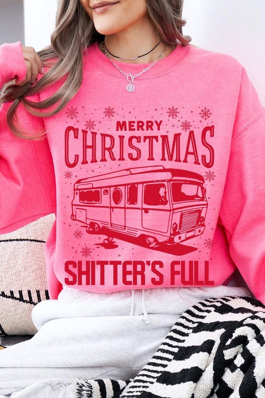 Merry Christmas Shitter's Full Graphic Sweatshirts