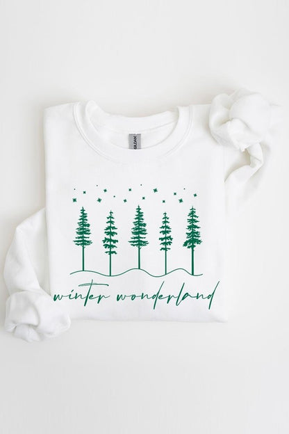 Winter Wonderland Graphic Fleece Sweatshirts