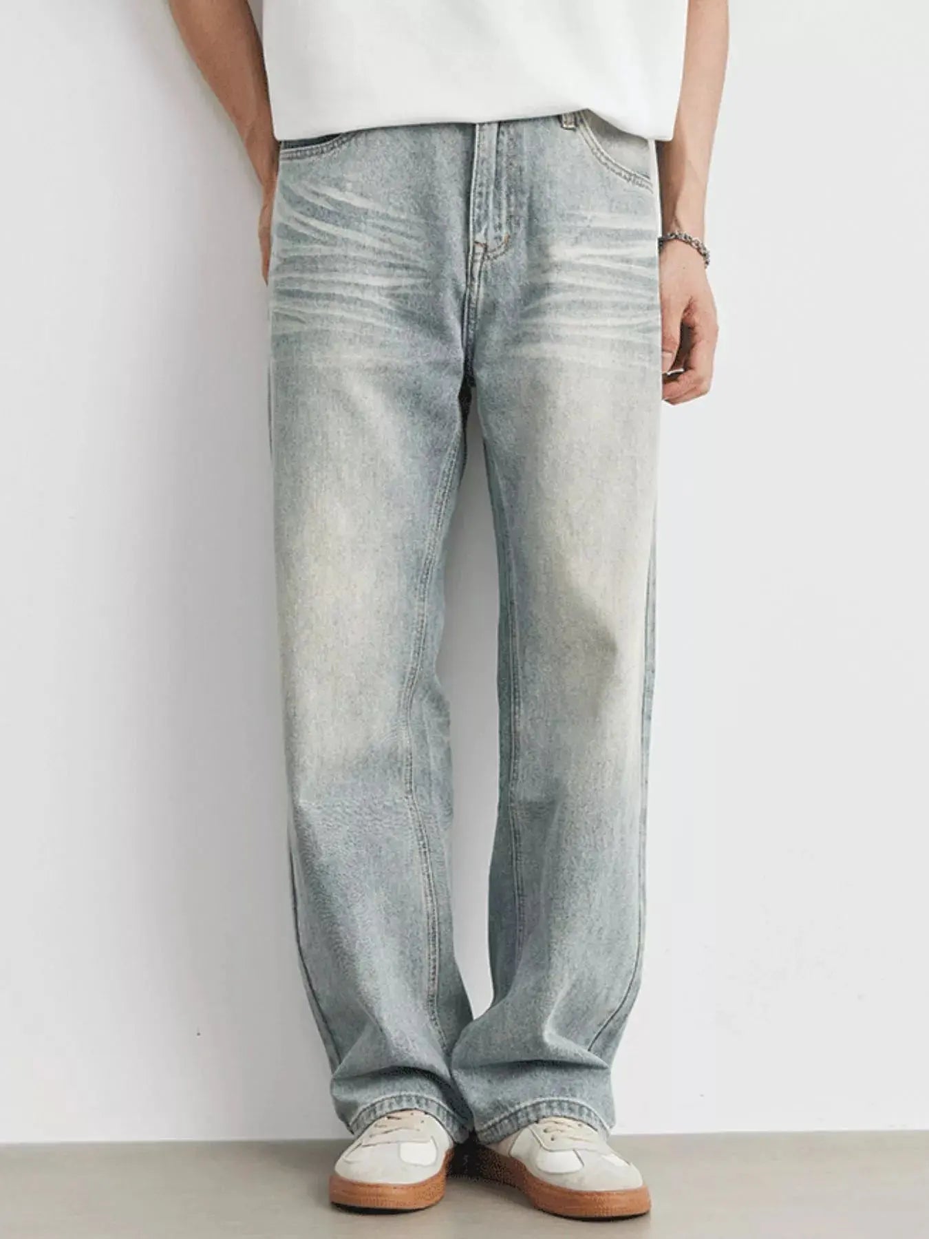 Men's Wash Loose Fit Jeans Simply Love