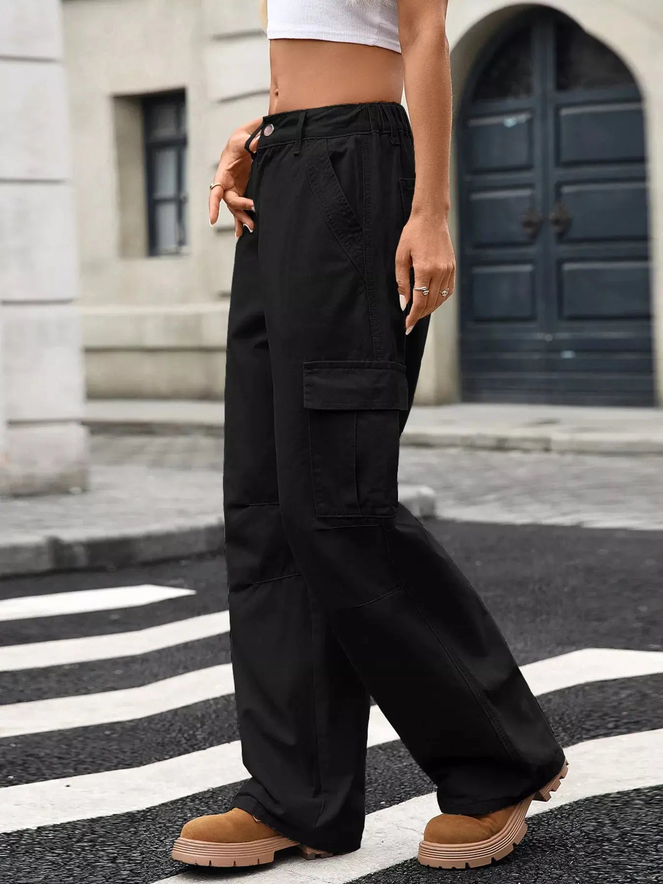 Relaxed Fit Cargo Jeans Simply Love