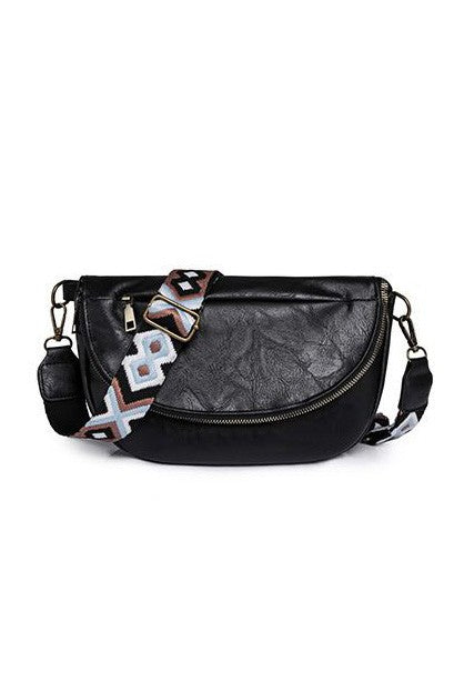 The Luxe Foldover Sling – Soft Vegan Leather Crossbody Bag Coco’s Tee Boutique