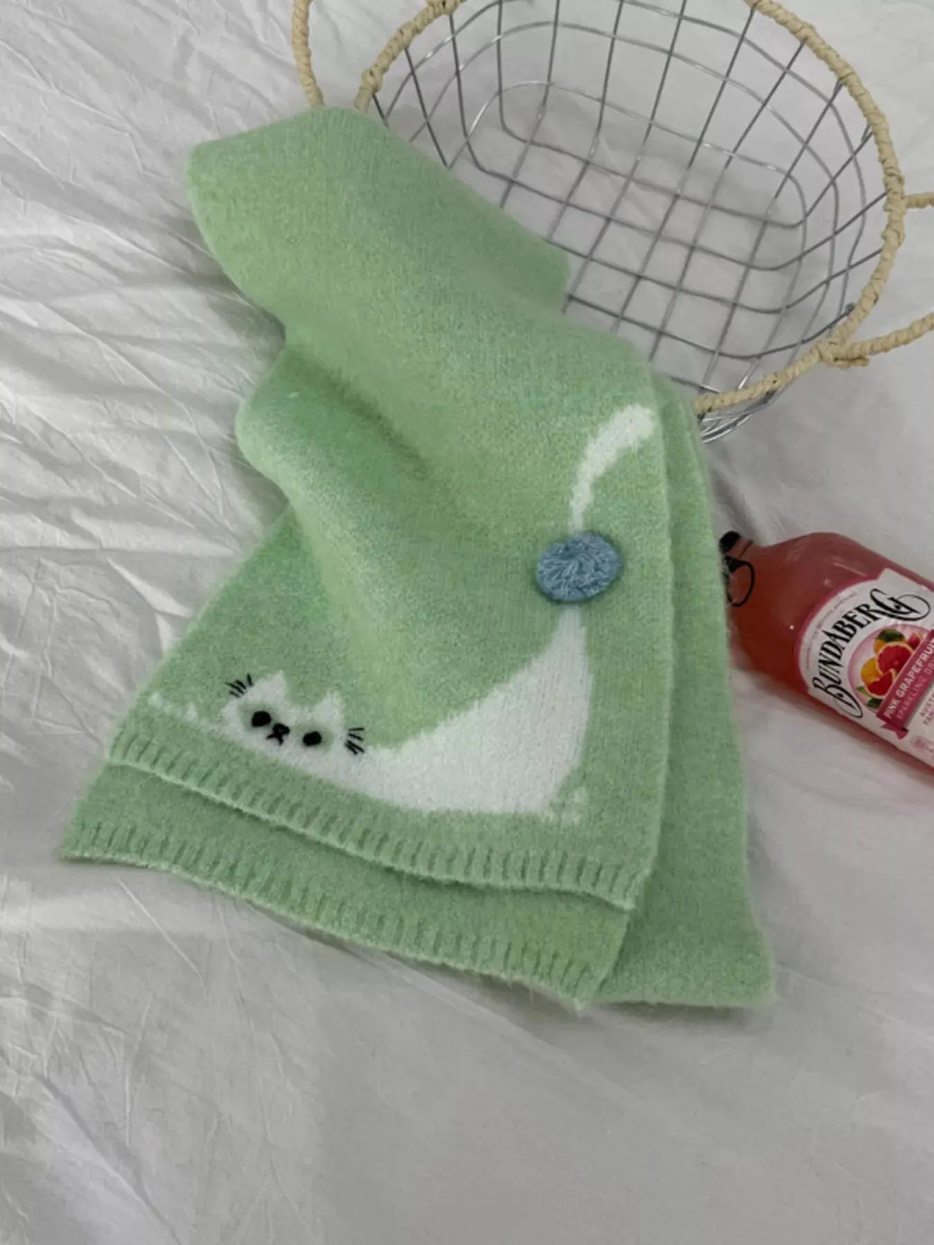 Cute Cat Knitted Scarf Simply Love