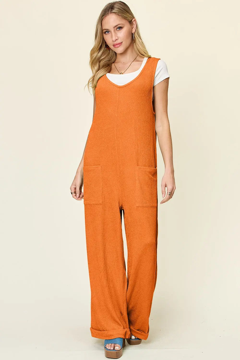 Double Take: Wide Leg Jumpsuit - Love Salve