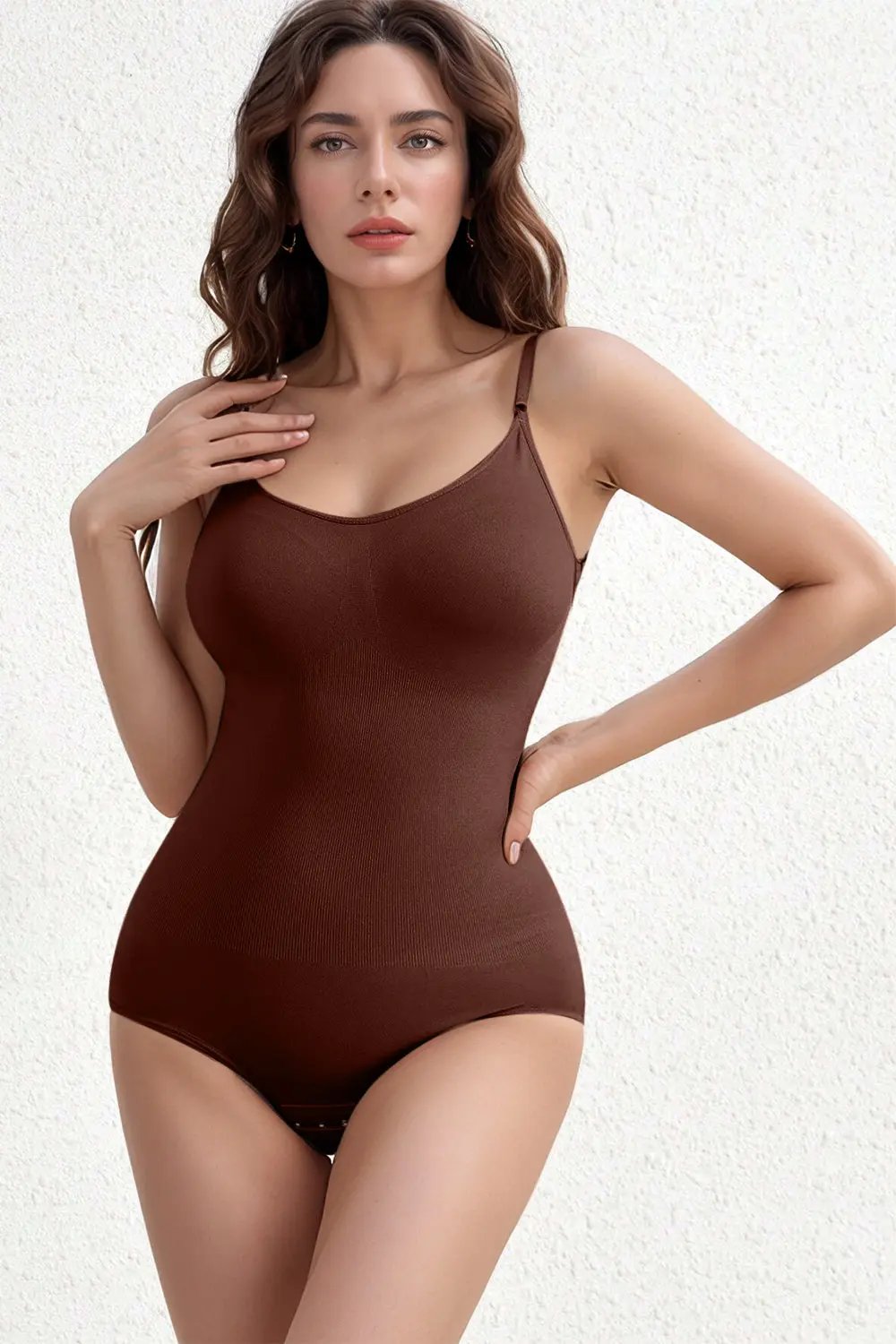 Basic Bae Full Size Scoop Neck Butt Lifting Bodysuit - Love Salve