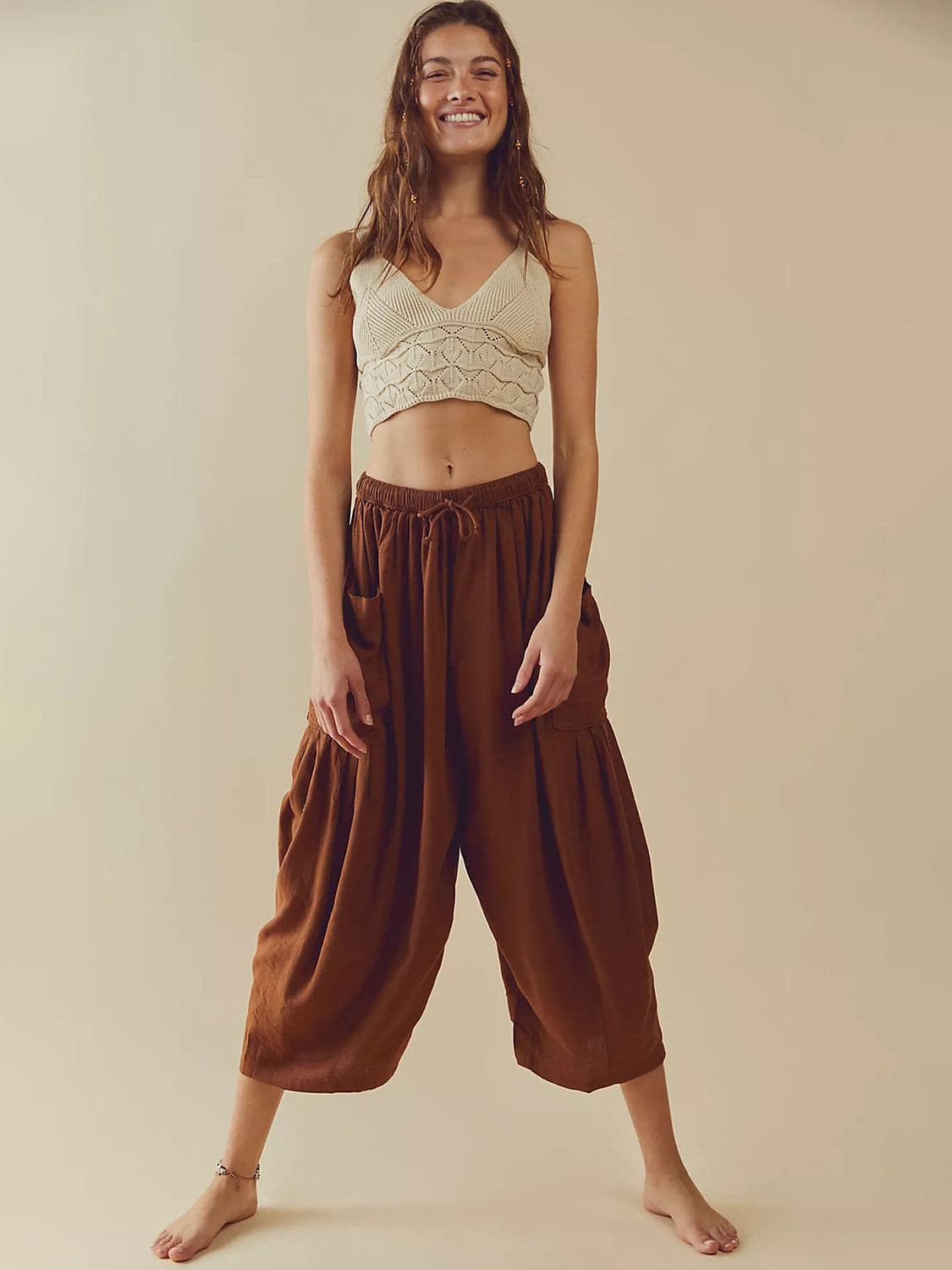 Full Size Wide Leg Pants with Pockets.