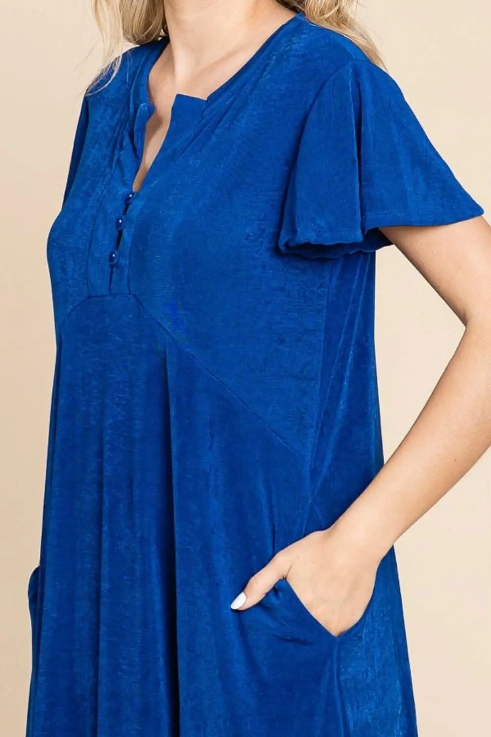 Culture Code ruffled hem dress - Love Salve 