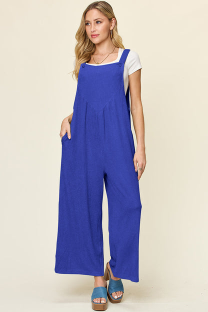 Double Take: Wide Leg Sleeveless Jumpsuit