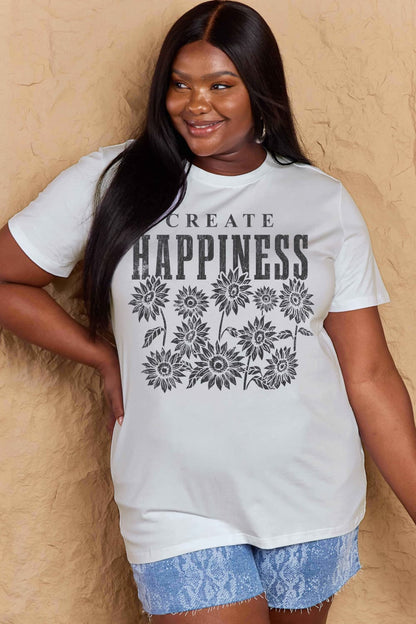 Simply Love: Graphic Tee - Cotton Comfort