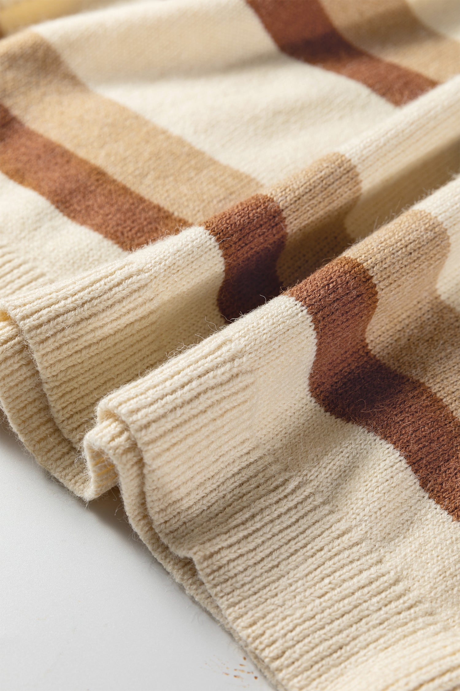 Dear-Lover Khaki Knit Sweater Women's Casual Oversized Cozy Fall Knitwear Dear-Lover Dropshipping