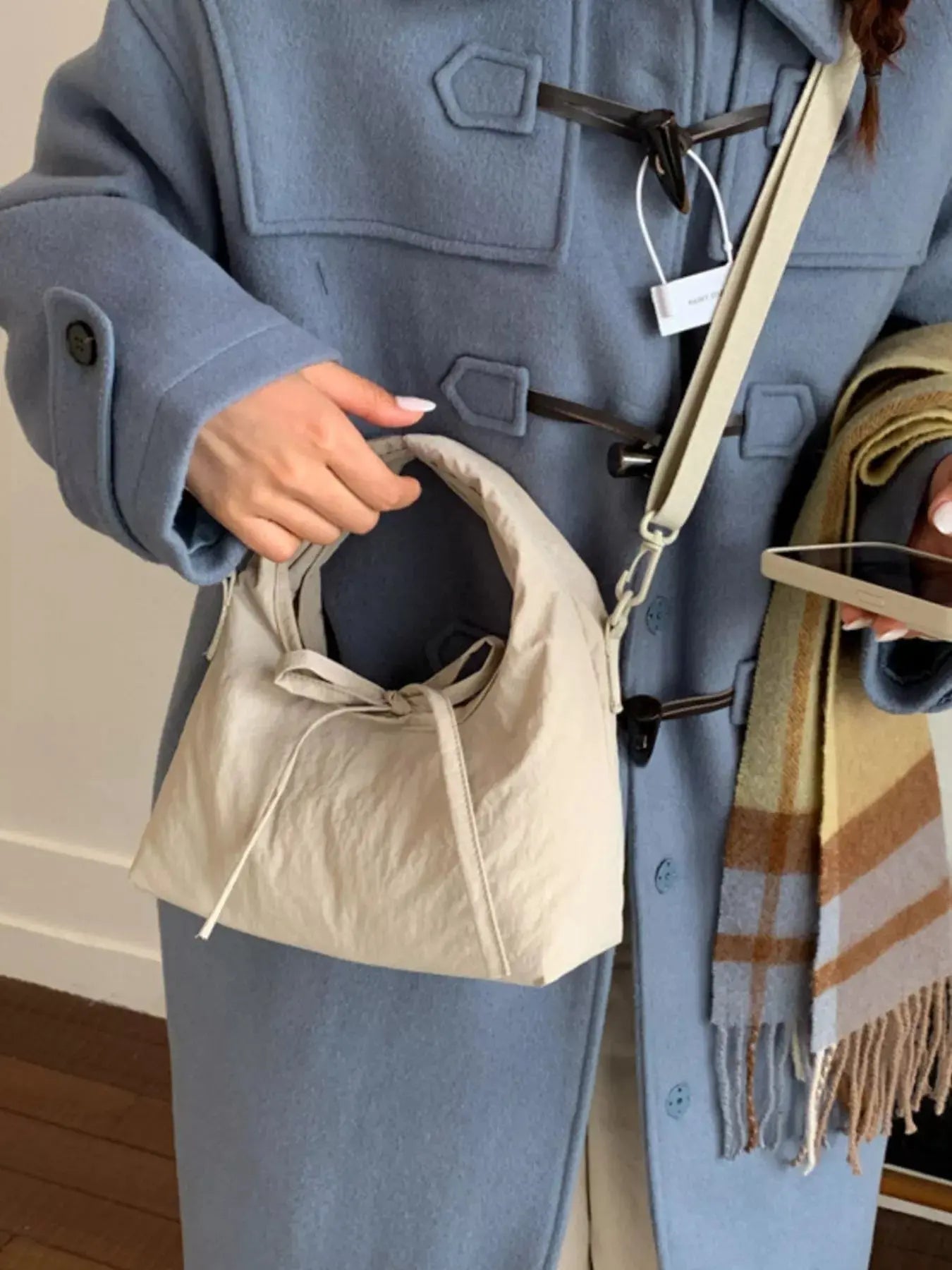 Casual Lightweight Solid Color Crossbody Bag Simply Love