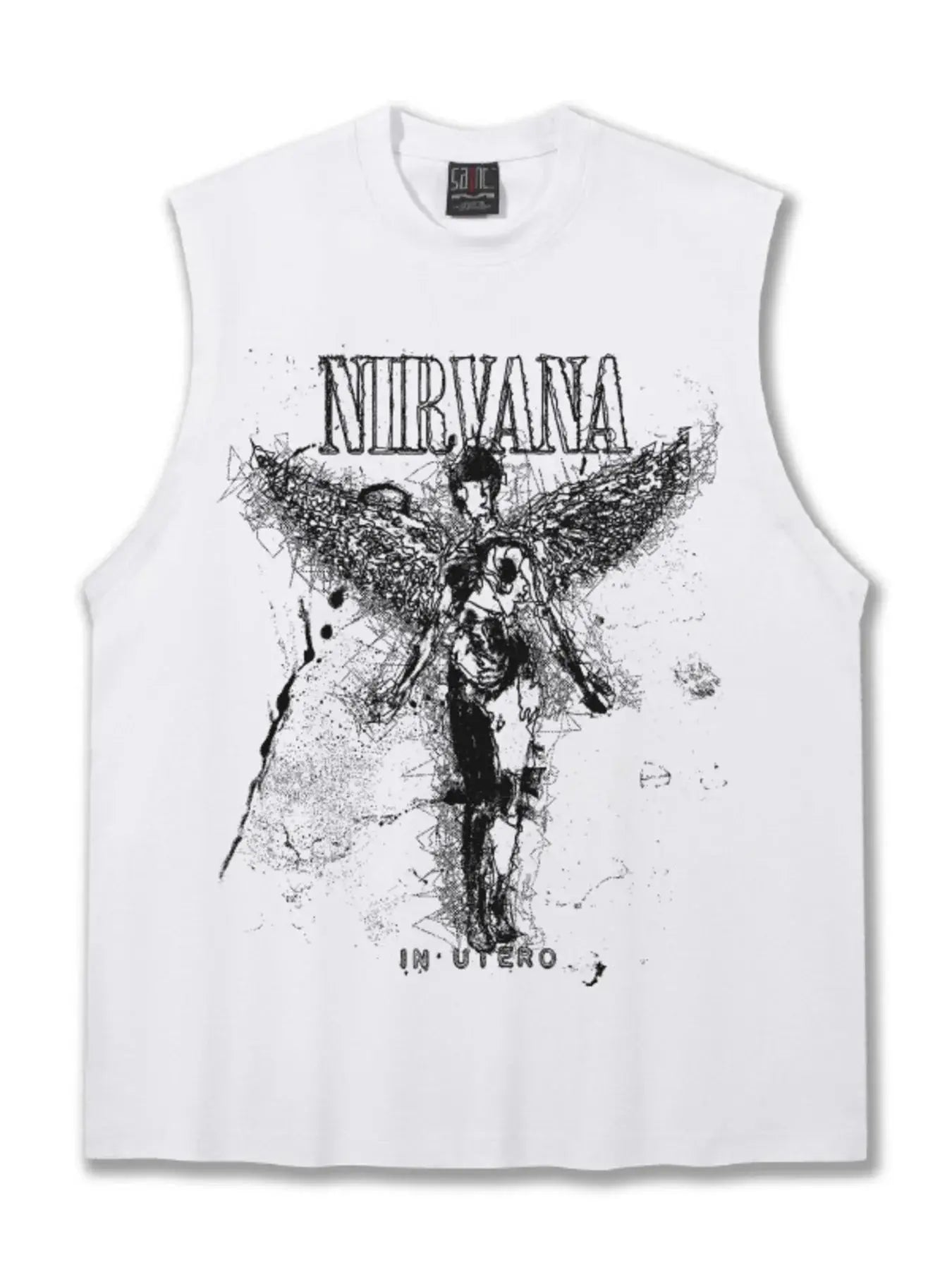 Men's Graphic Round Neck Tank Simply Love