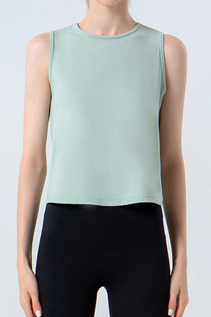 Round Neck Active Tank.