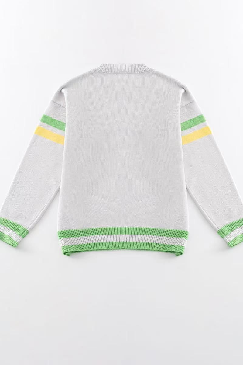 Miss Sparkling Bad Apple Sweater packaging. A perfect gift for her. See the cute label design!