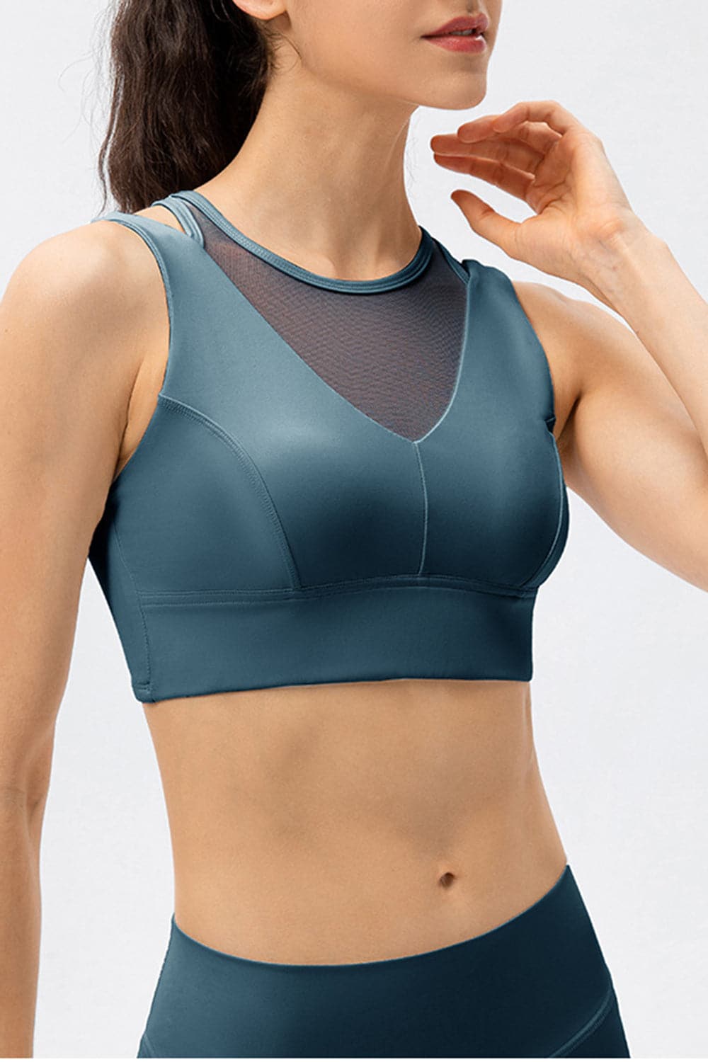 Cutout Wide Strap Active Tank.