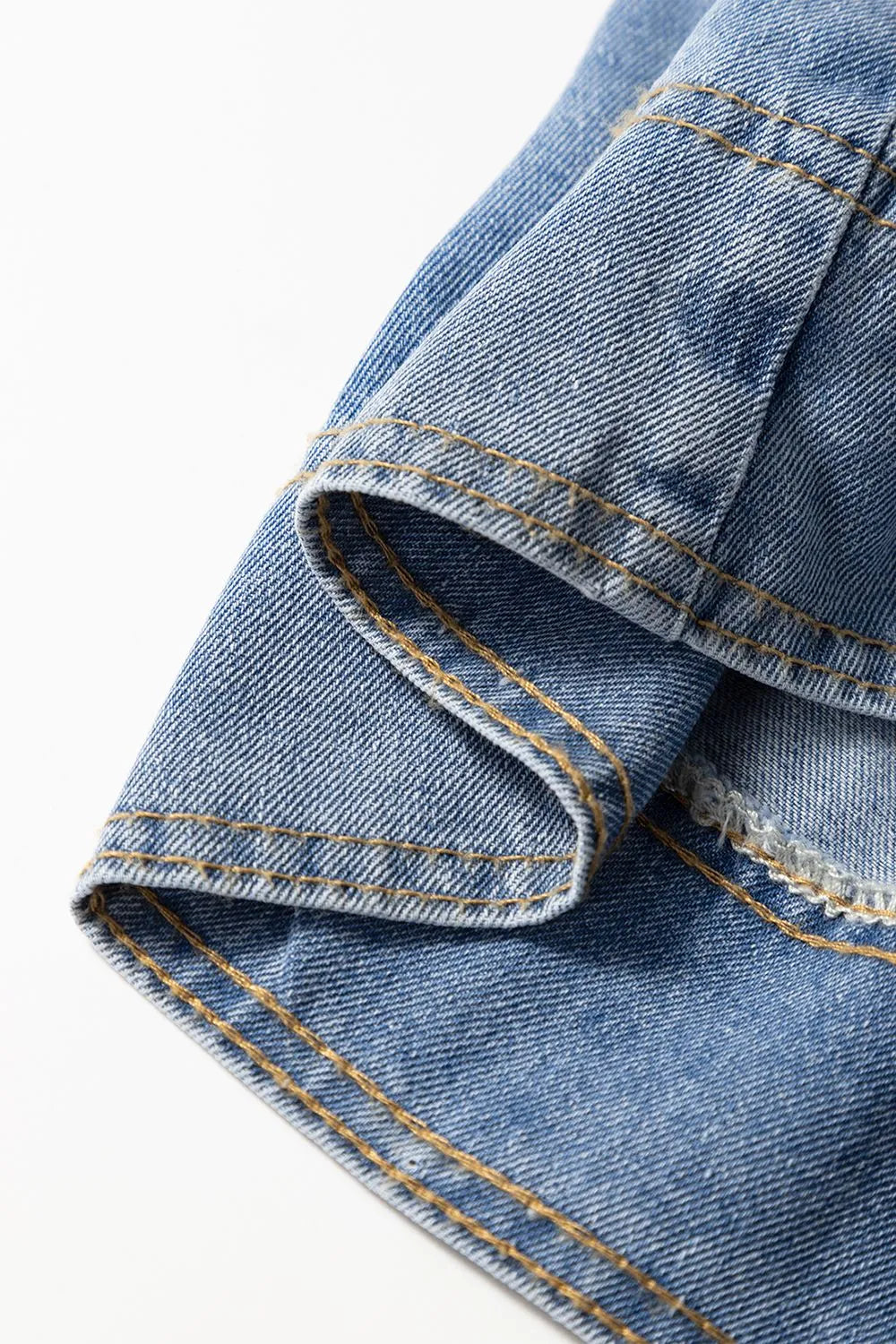 Simply Love: Denim Peplum Top