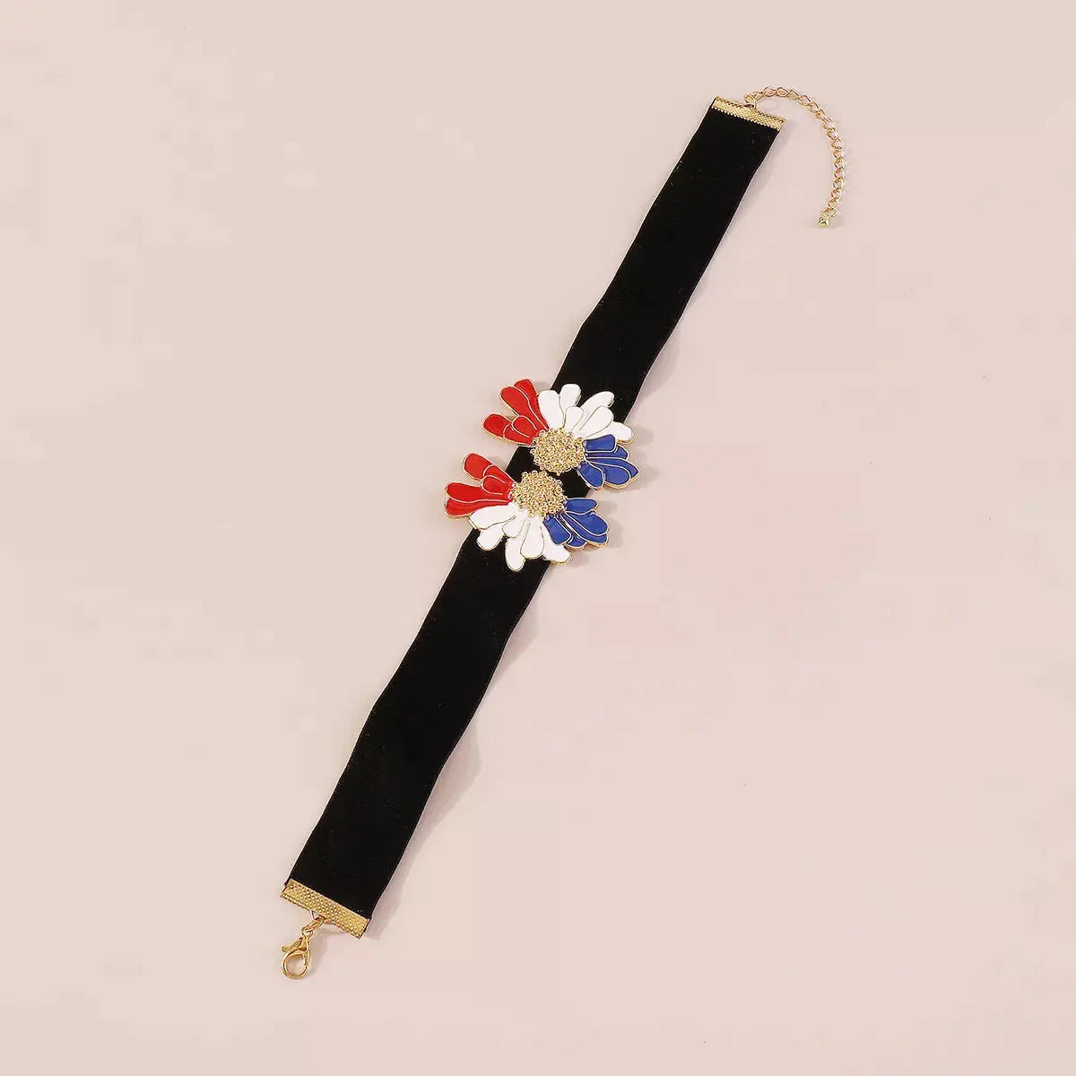 Floral Velvet Choker Necklace Simply Love