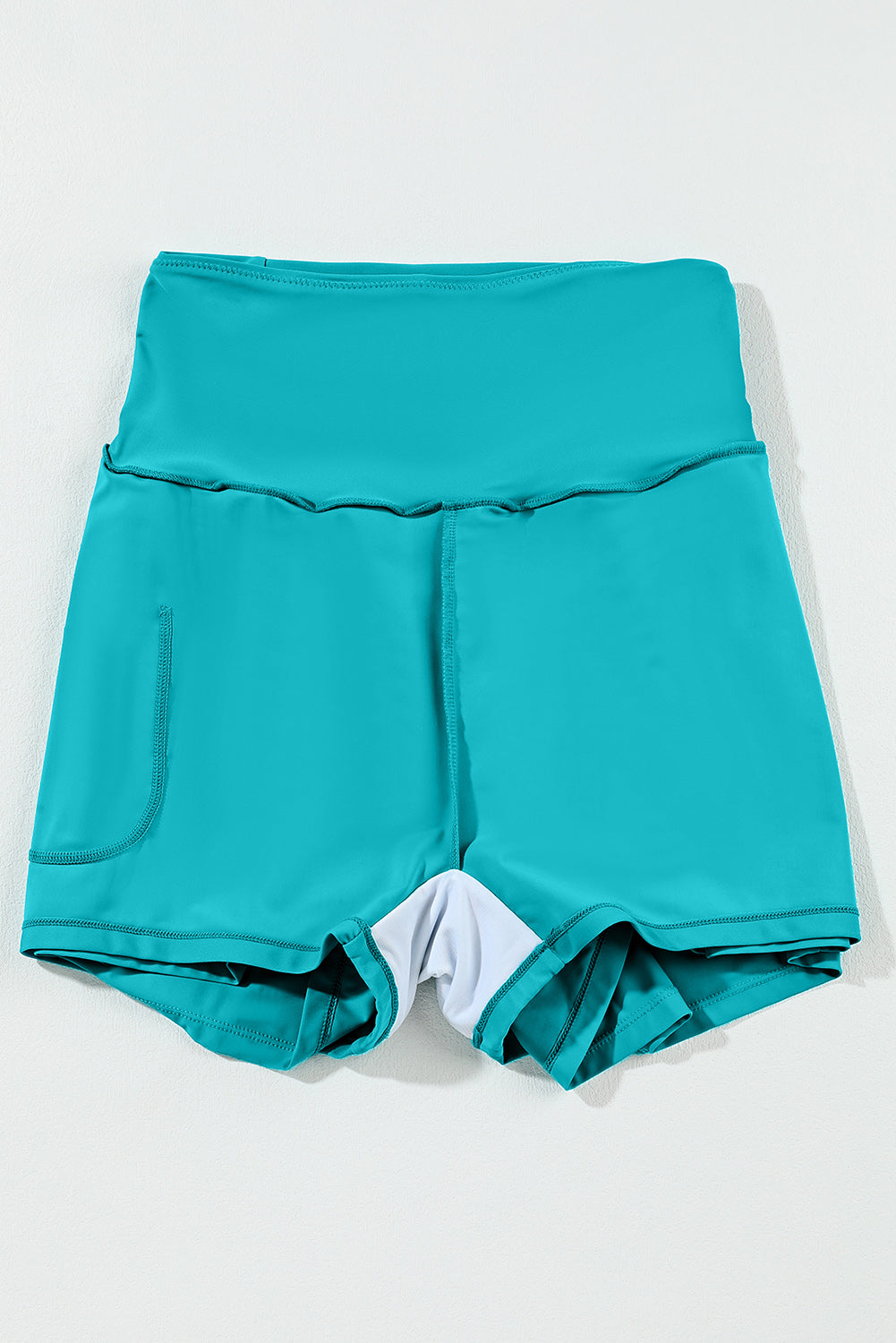 Skobeloff High-Waisted Swim Shorts with Hidden Pockets