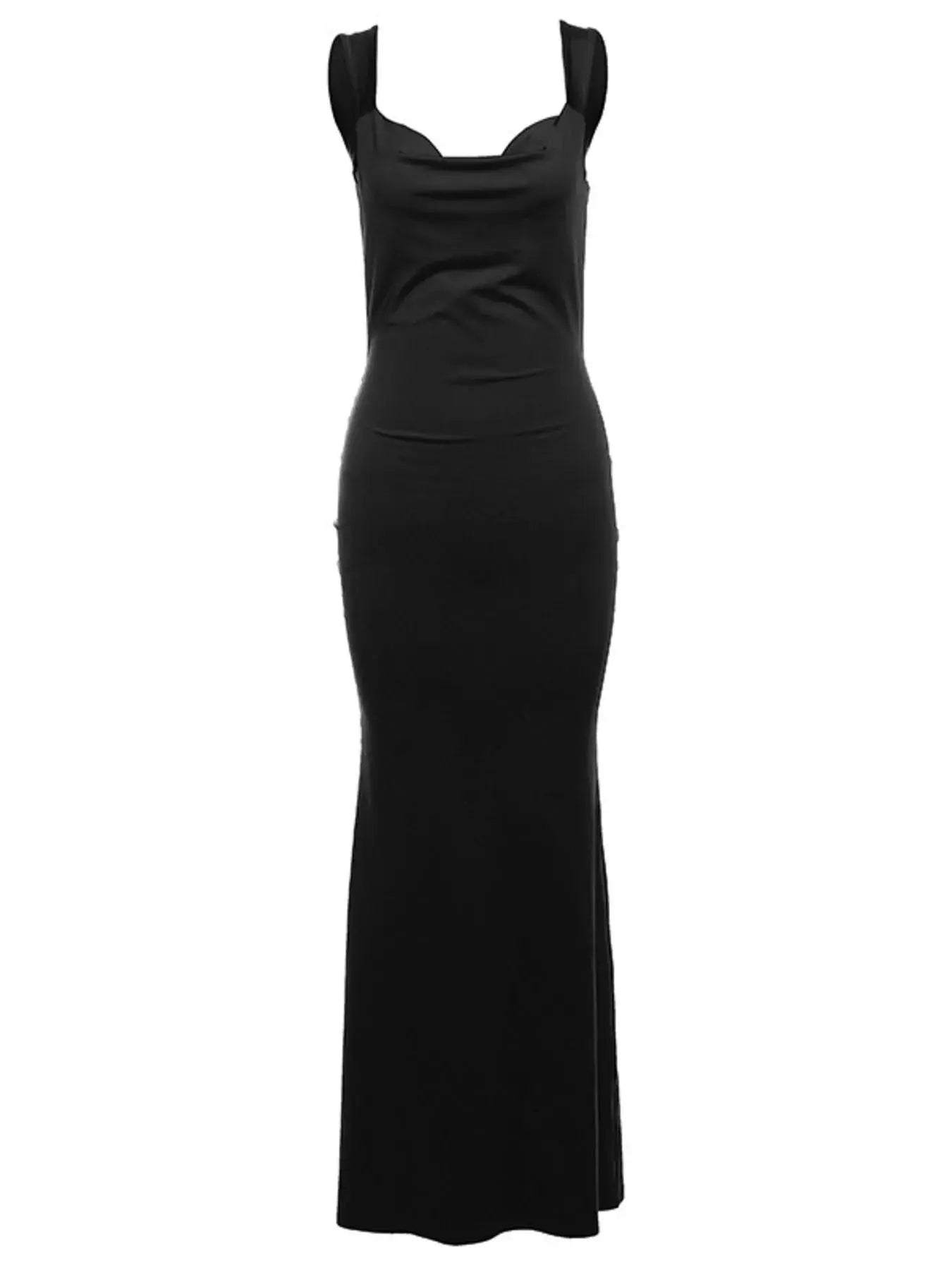 Backless Wide Strap Maxi Dress Simply Love