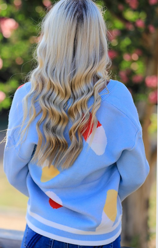 Colorful Capsule Pattern Cardigan Miss Sparkling