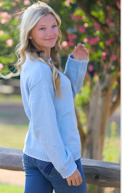 Cherry Blossom Knit Sweater Miss Sparkling