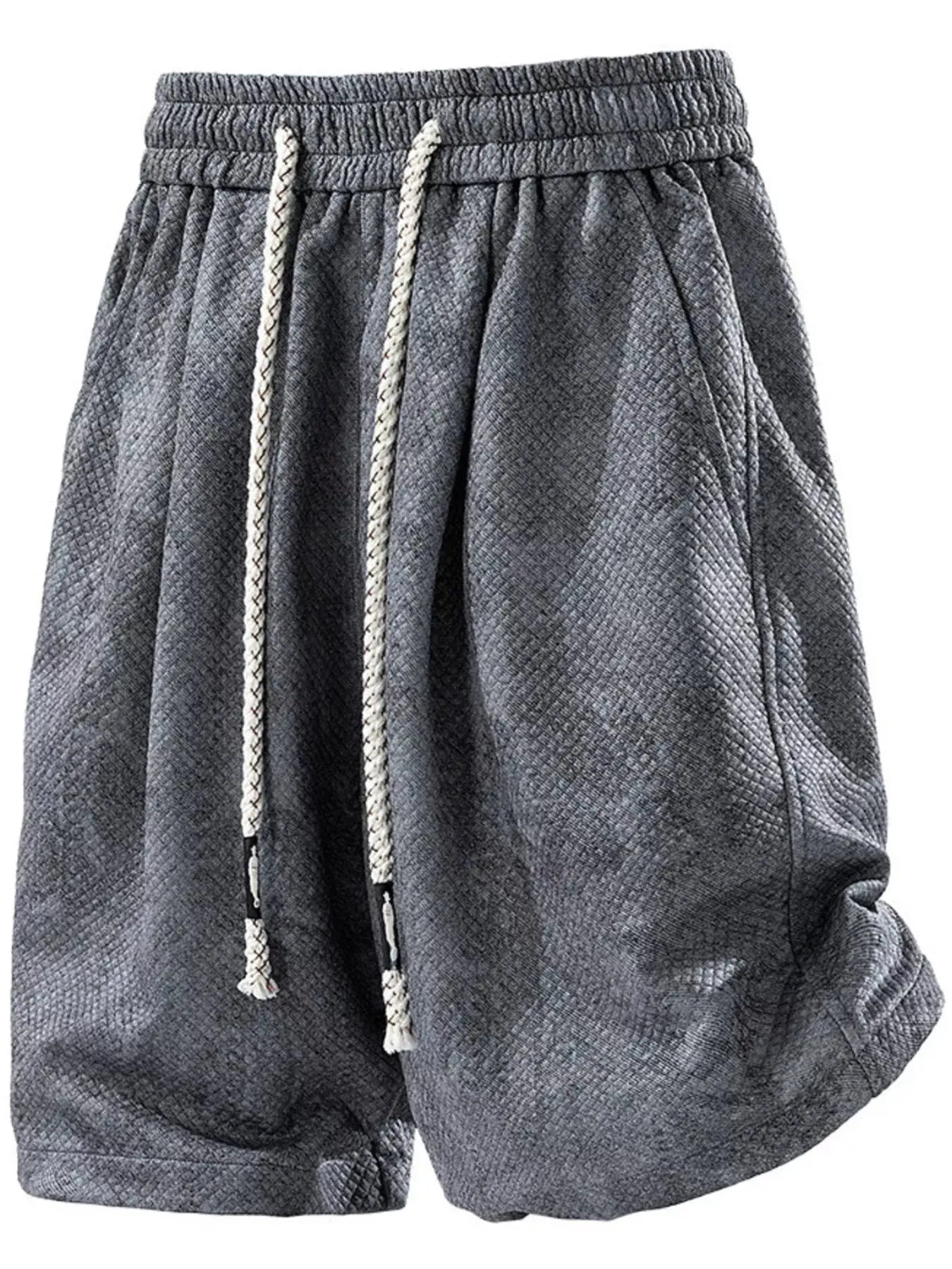 Men's Plus Size Snake Print Drawstring Shorts Simply Love