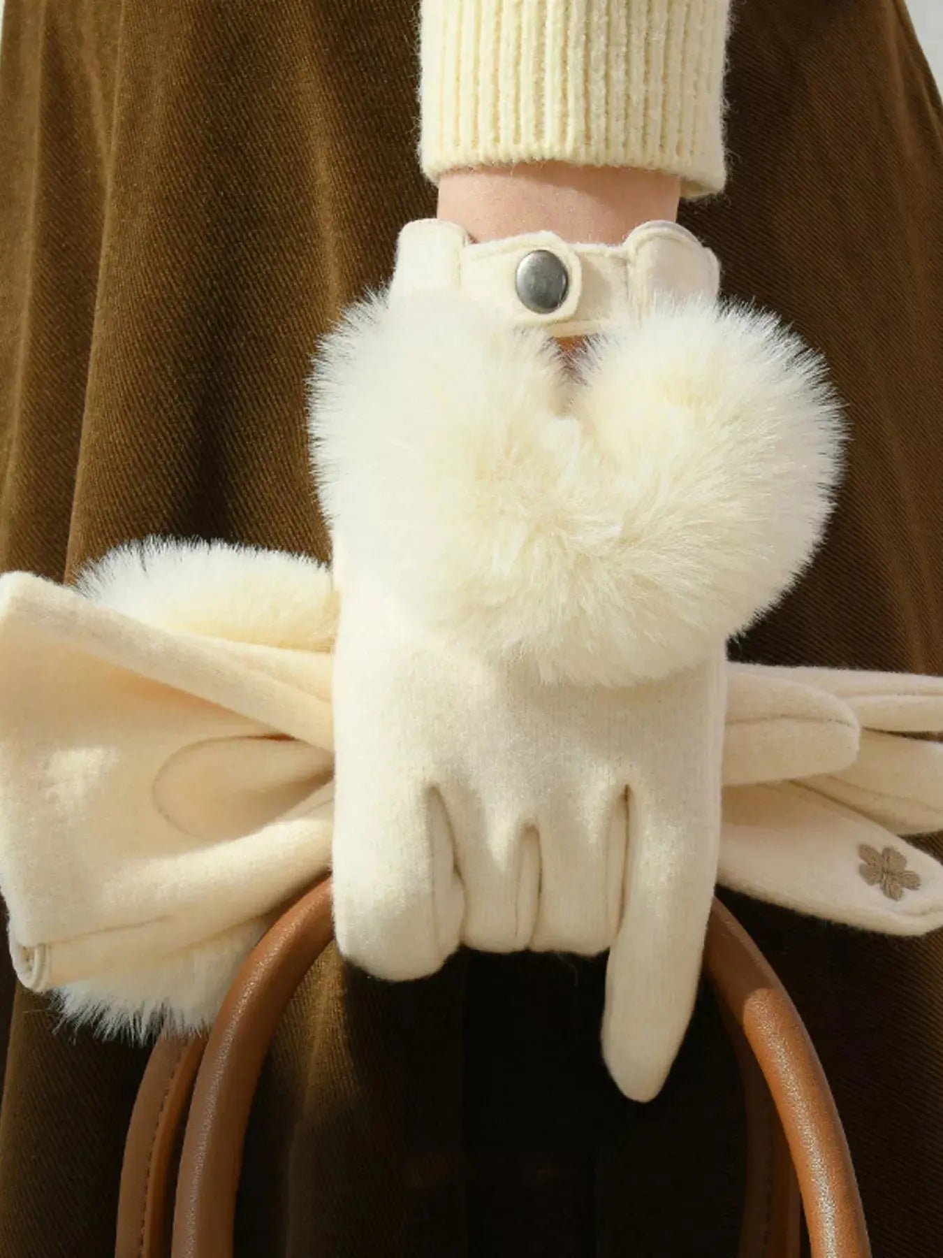Faux Fur Cuff Gloves Simply Love